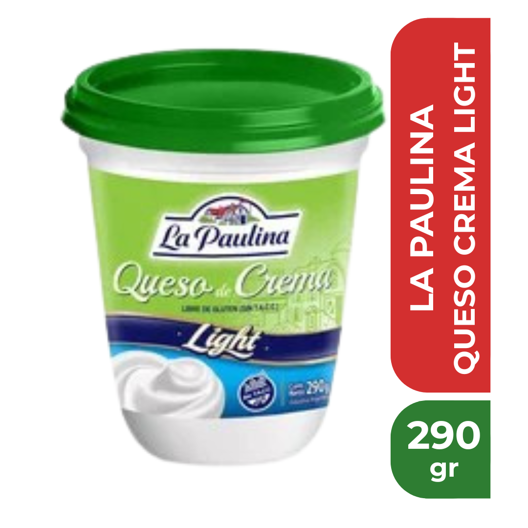 LA PAULINA QUESO CREMA LIGHT 290gr