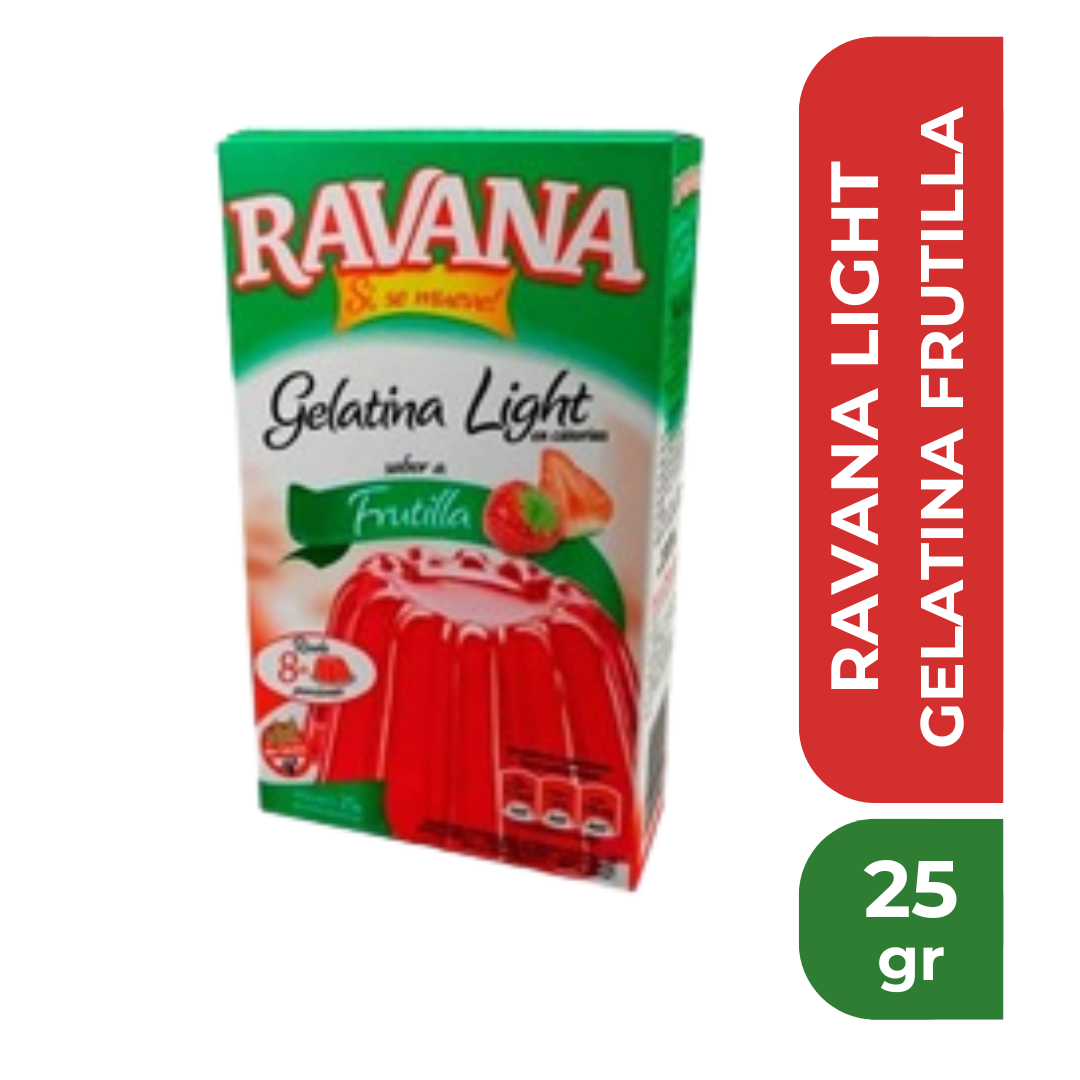 RAVANA GELATINA LIGHT FRUTILLA