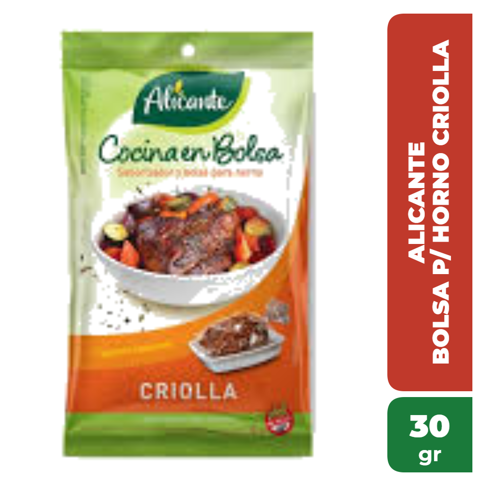 ALICANTE BOLSA PARA HORNO CRIOLLA