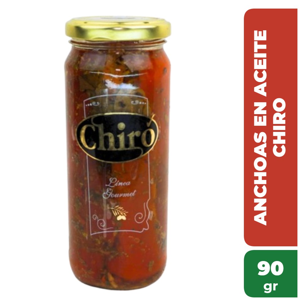 CHIRO ANCHOAS EN ACEITE FRASCO 90gr
