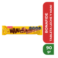 BONAFIDE TABLETA LECHE Y MANI 90gr