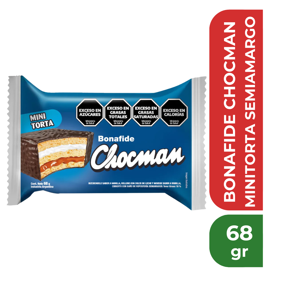BONAFIDE CHOCMAN MINITORTA SEMIAMARGO