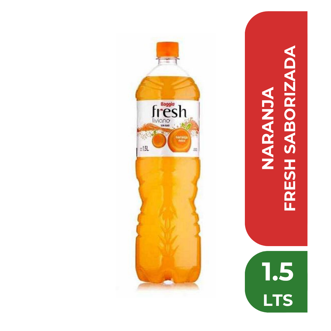 FRESH SABORIZADA 1.5 LTS NARANJA