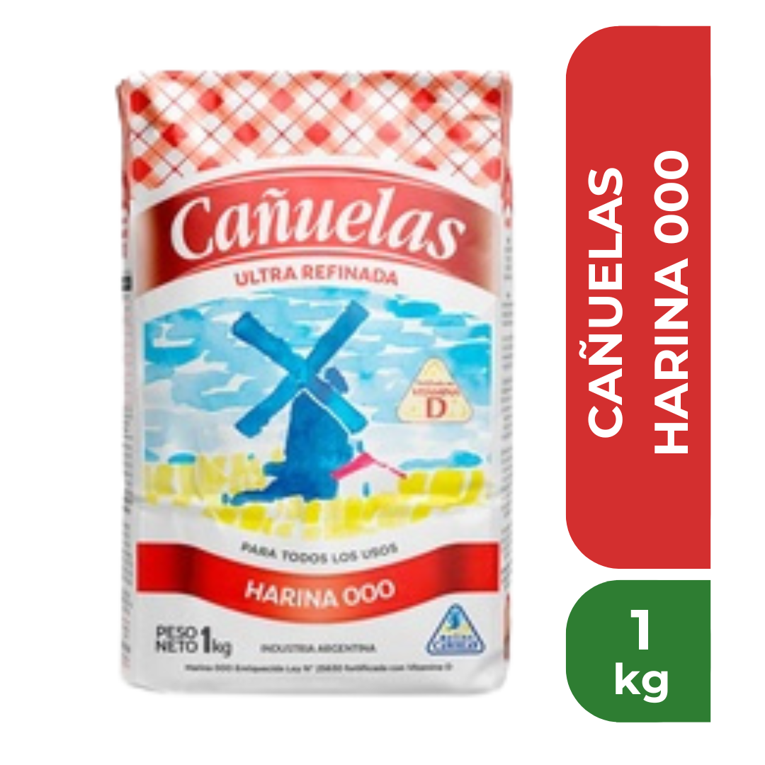 CAÑUELAS HARINA 000 1kg