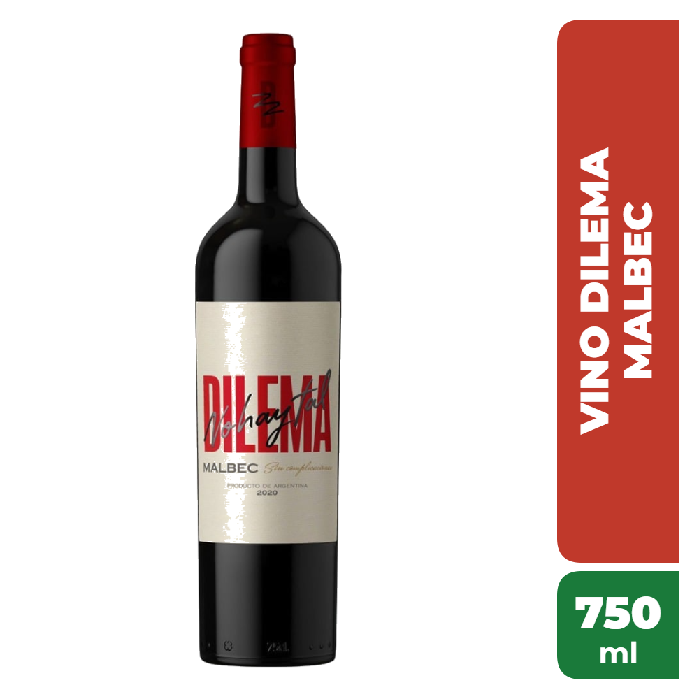 DILEMA VINO MALBEC 750ml