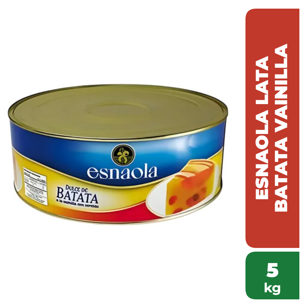ESNAOLA LATA BATATA VAINILLA 5kg