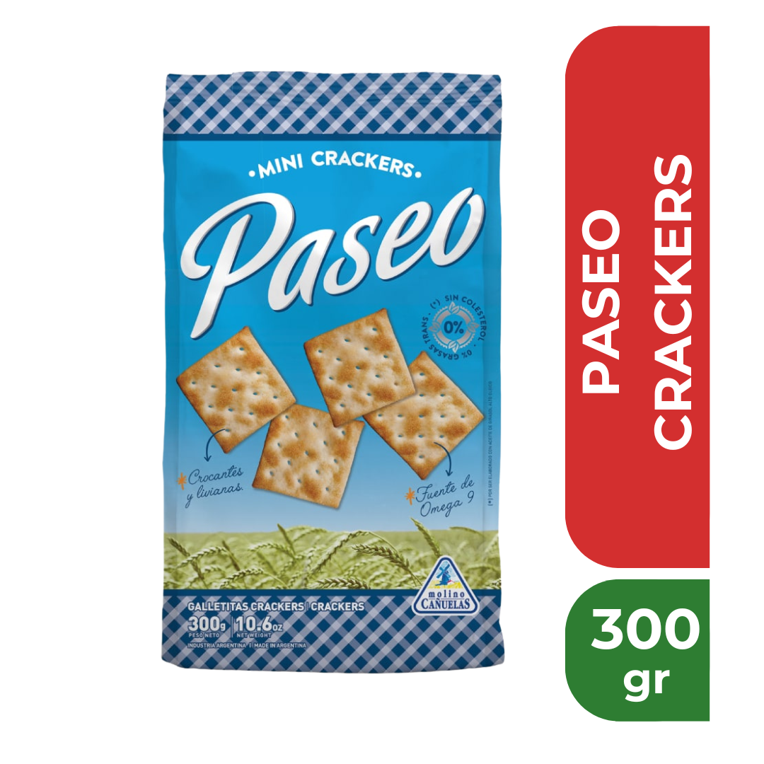 PASEO GALLETITAS CRACKERS 300gr