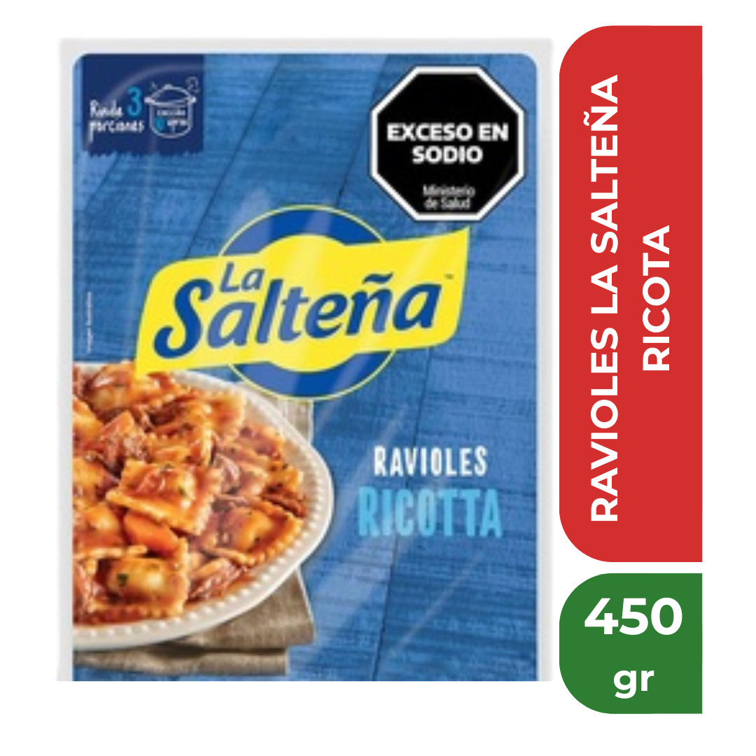 LA SALTEÑA RAVIOL 450gr RICOTA