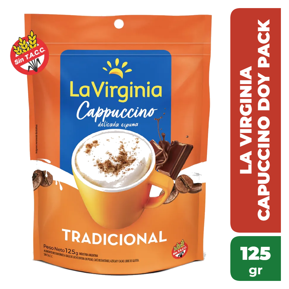 LA VIRGINIA CAPUCCINO DOY PACK 125gr