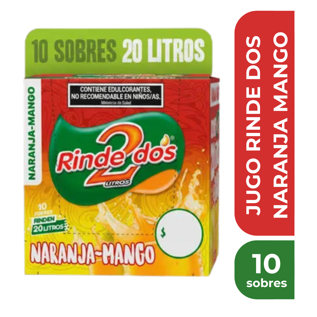 RINDE DOS NARANJA-MANGO x10