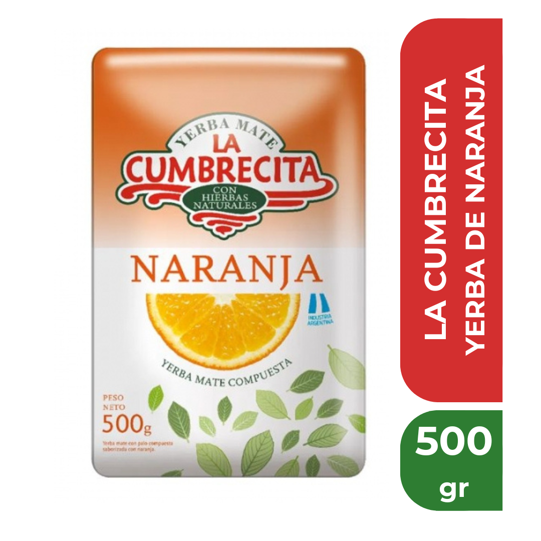 LA CUMBRECITA YERBA NARANJA 500gr