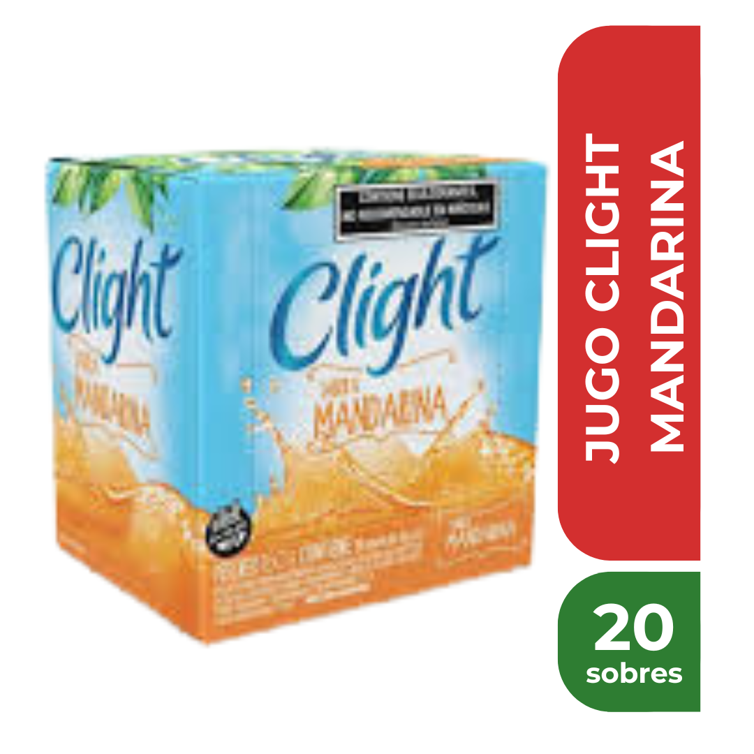 CLIGHT JUGO EN POLVO MANDARINA x20