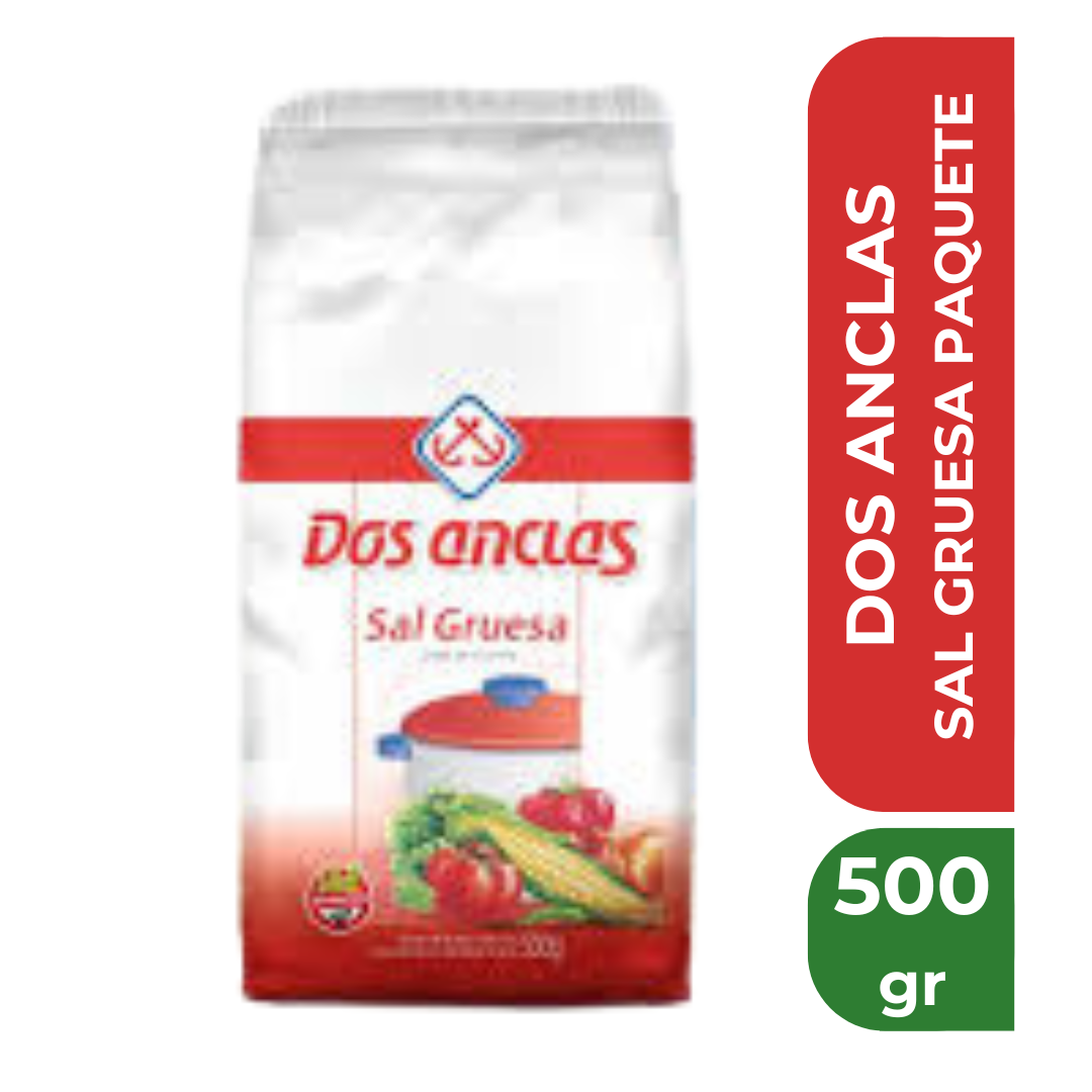 DOS ANCLAS SAL GRUESA PAQUETE 500gr