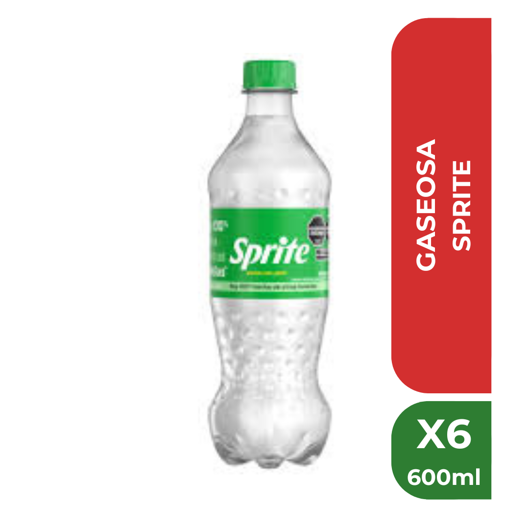 SPRITE LIMA 600ml x6