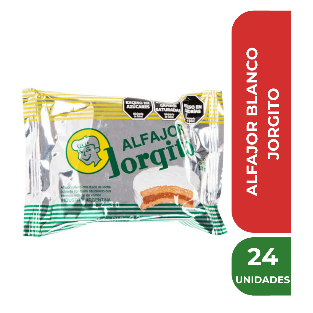 JORGITO ALFAJOR BLANCO 6u