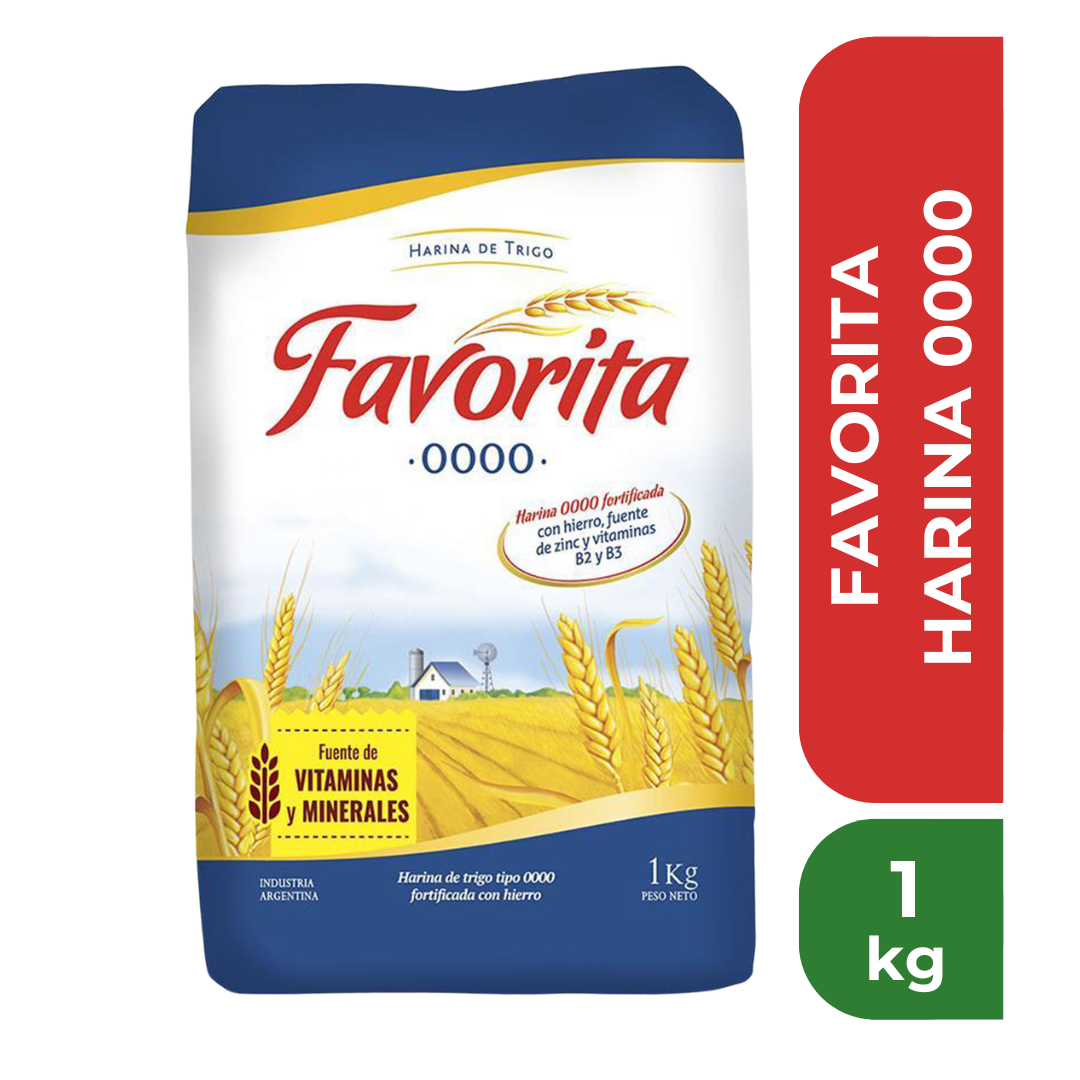 FAVORITA HARINA 4 CERO 1kg
