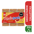 MEDIATARDE GALLETITAS 315gr x3 paquetes