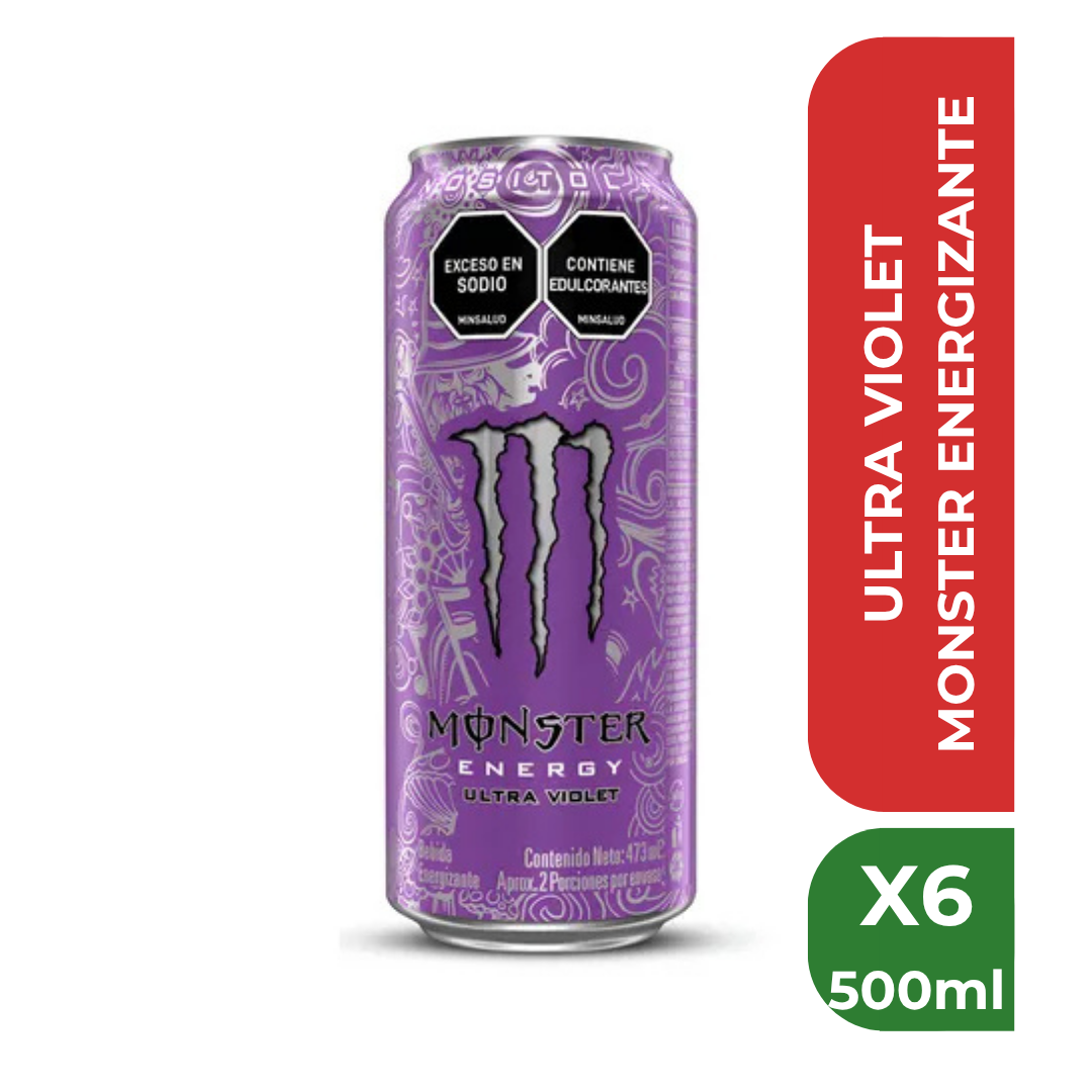 MONSTER ENERGIZANTE 500ML ULTRA x6
