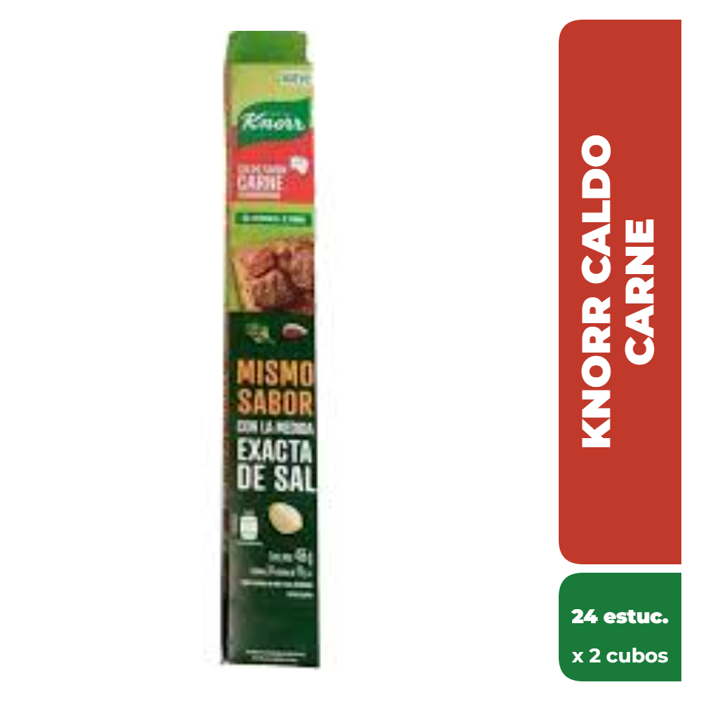 KNORR CALDO CARNE 24 Estuch x 2cubos