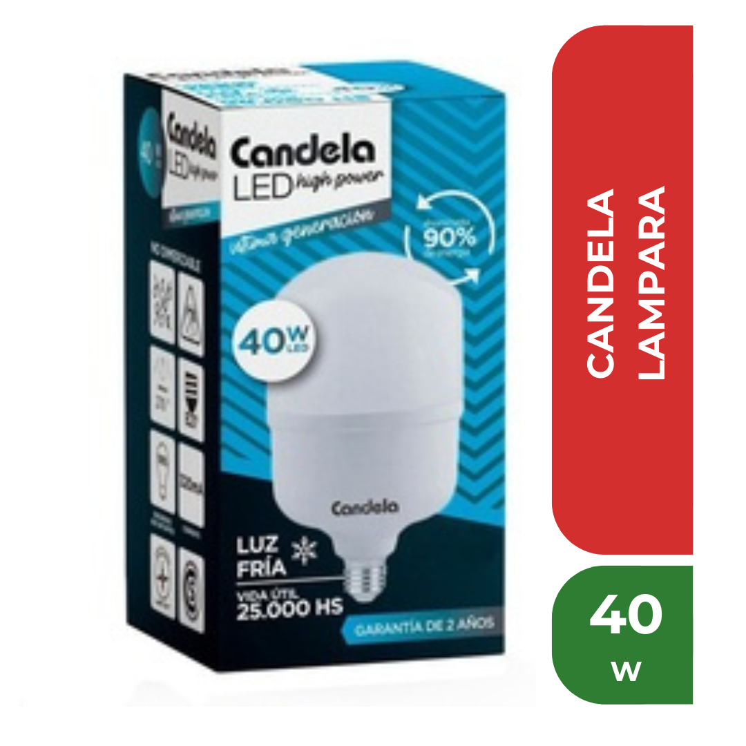 CANDELA LAMPARA 40w