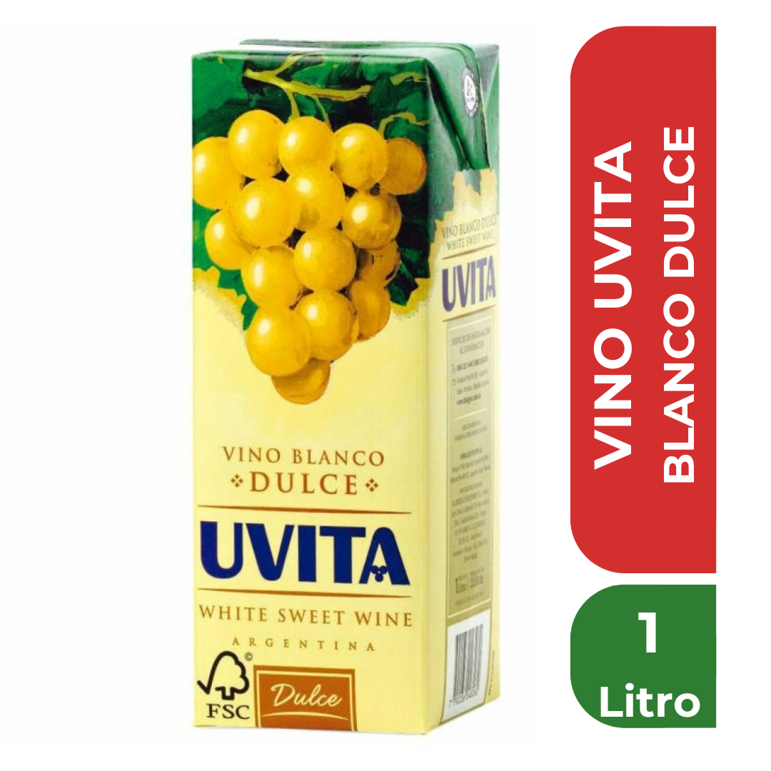 UVITA VINO BLANCO DULCE 1Litro