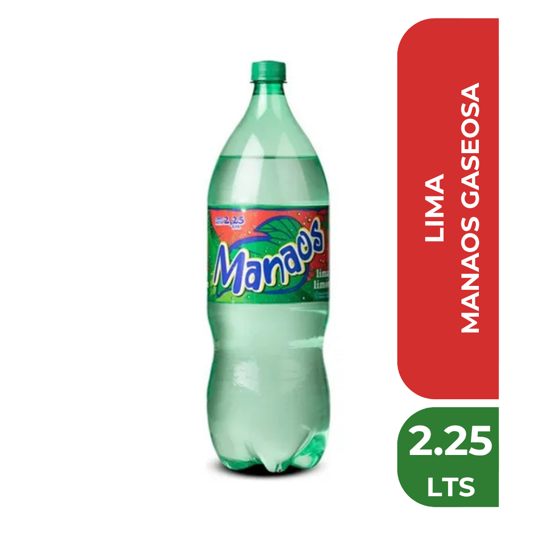 MANAOS GASEOSA LIMA 2,25lts