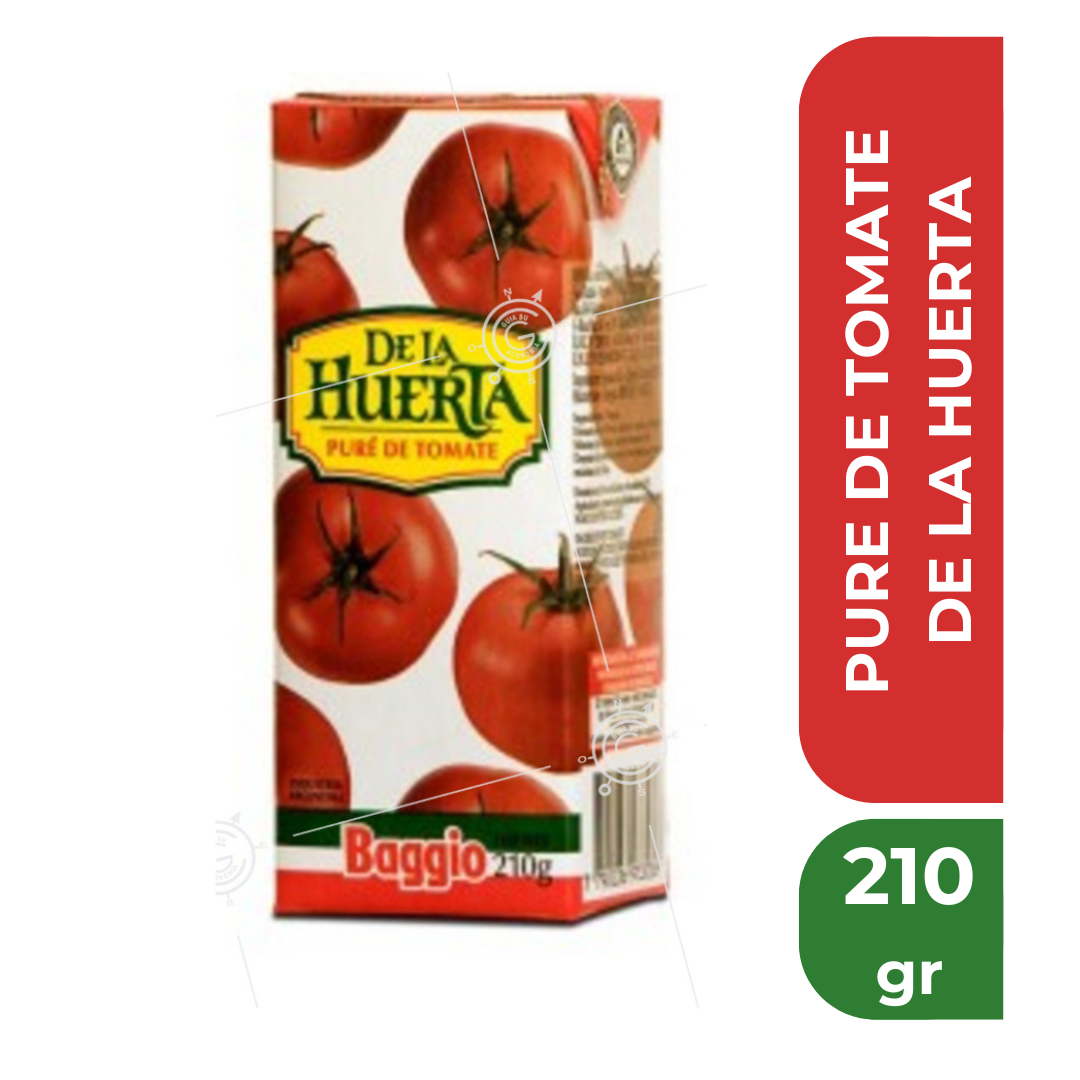 DE LA HUERTA PURE DE TOMATE 210gr