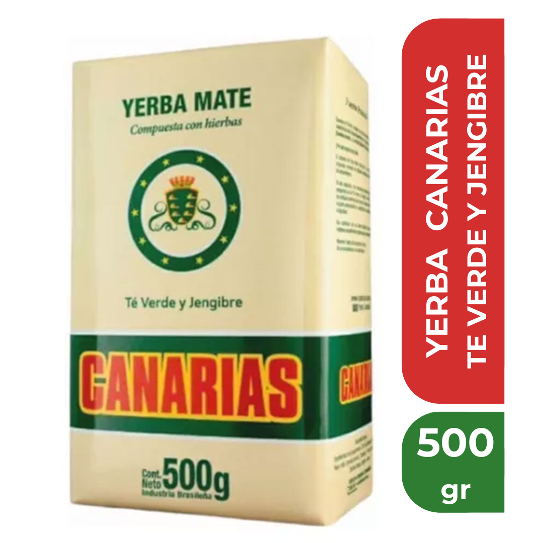 CANARIAS TE VERDE Y JENGIBRE 500gr