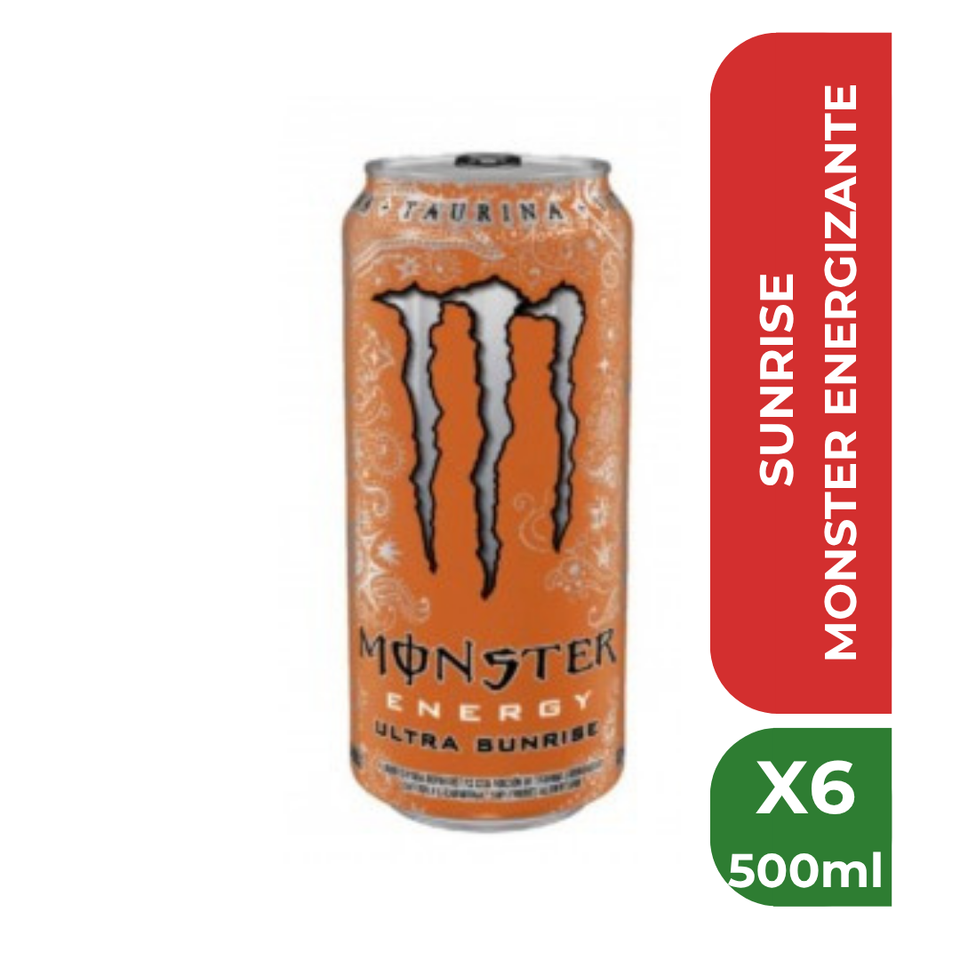 MONSTER ENERGIZANTE 500ML SUNRISE x6