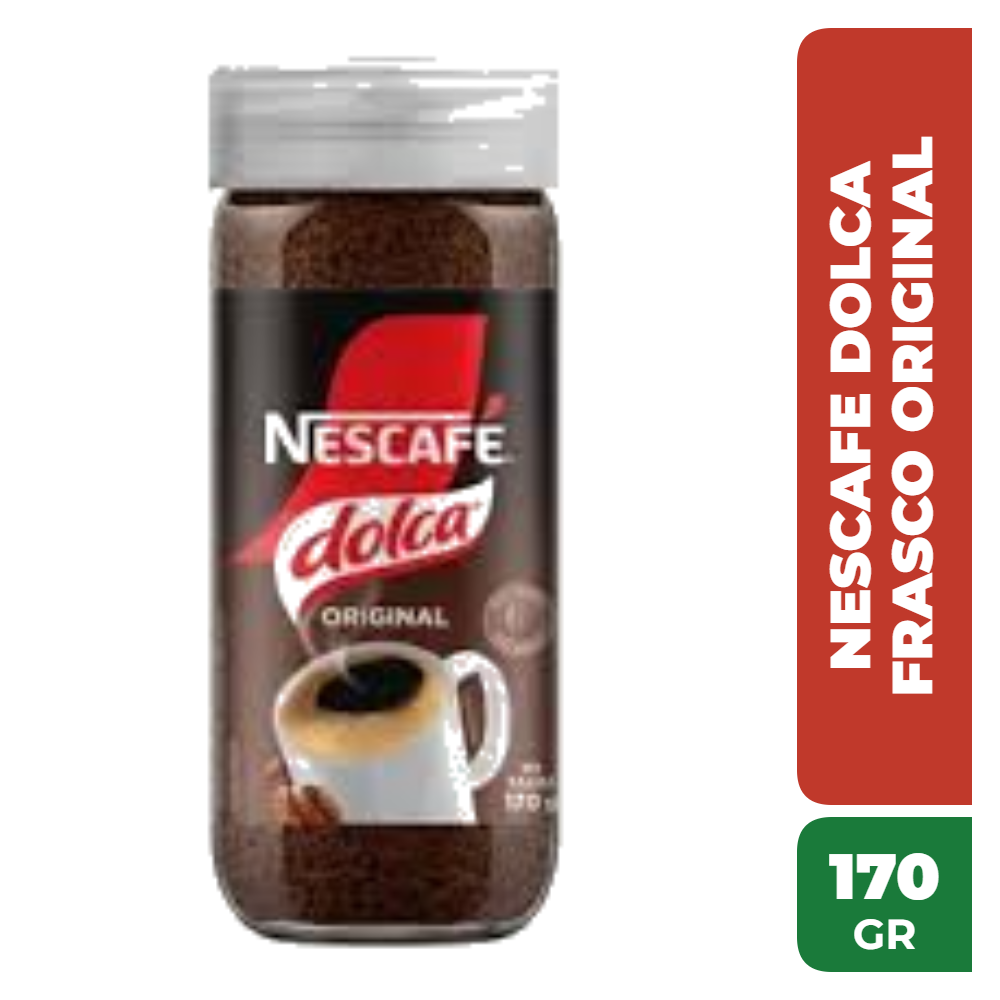 NESCAFE DOLCA FRASCO ORIGINAL 170gr