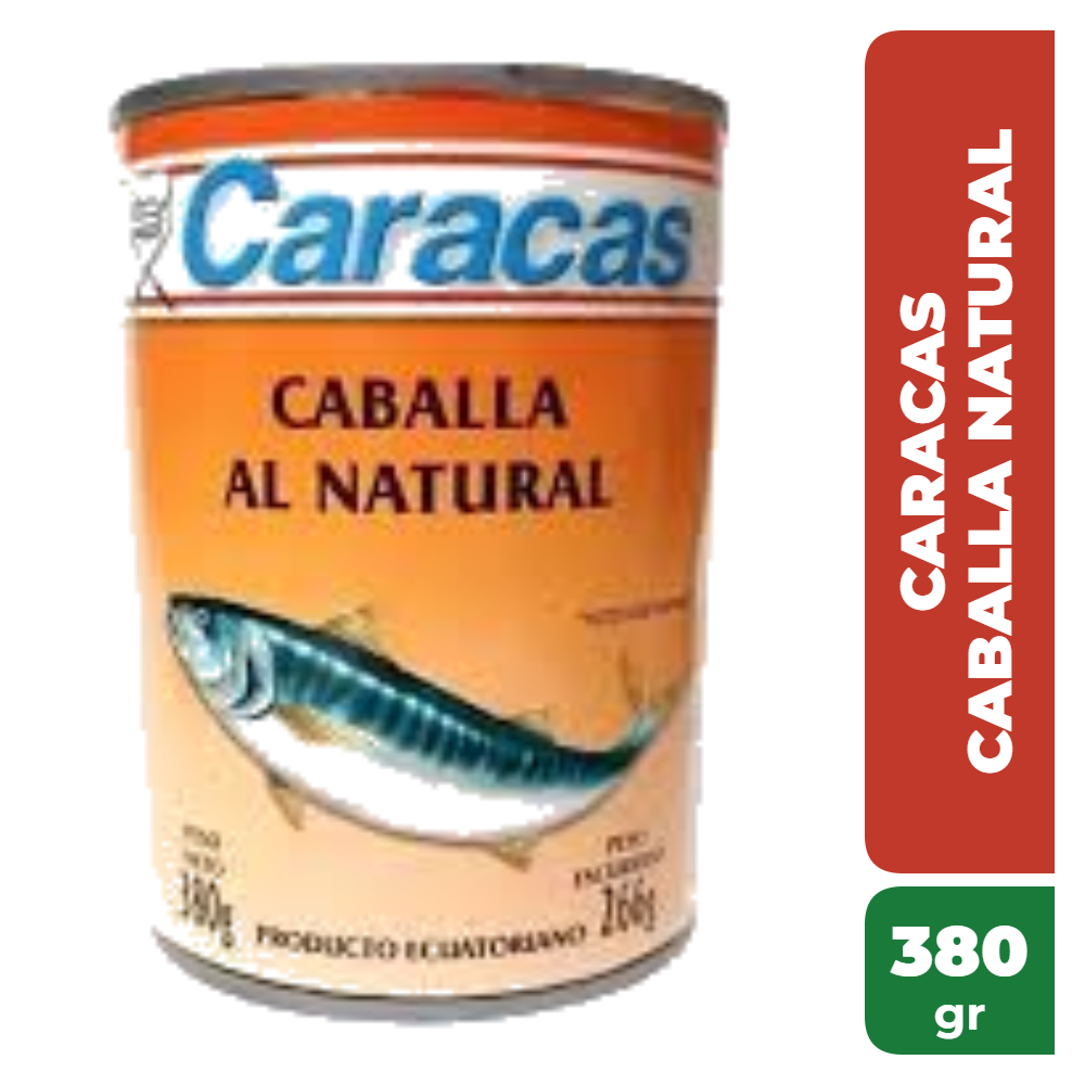 CARACAS CABALLA NATURAL 380gr