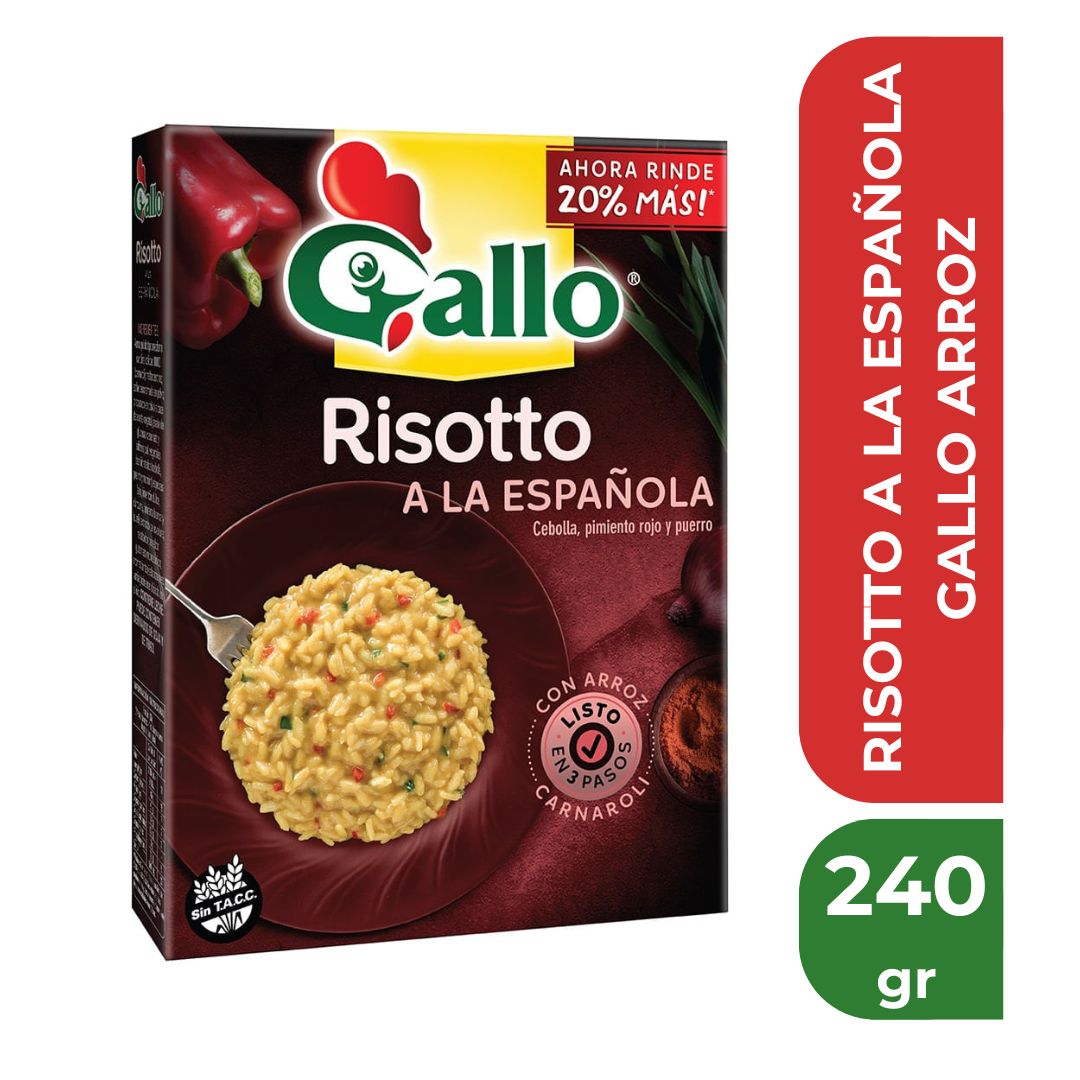 GALLO ARROZ RISOTTO A LA ESPAÑOLA 240gr