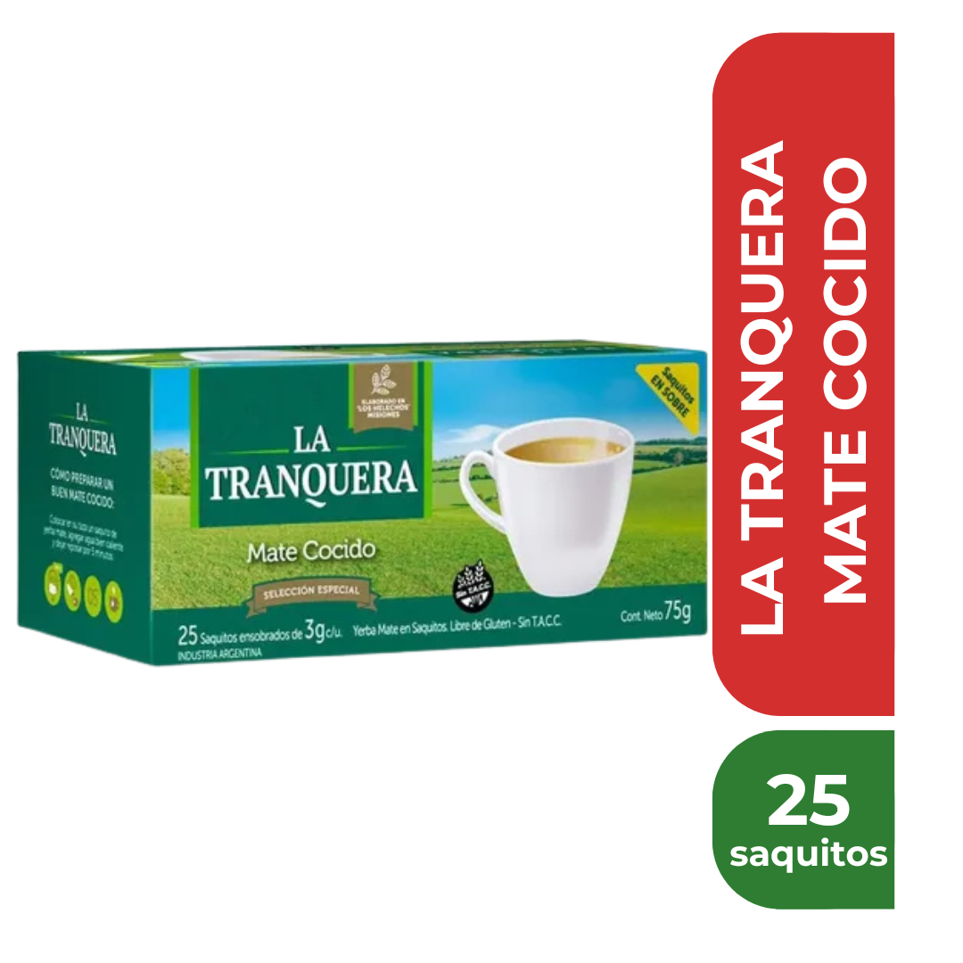 LA TRANQUERA MATE COCIDO x25saq