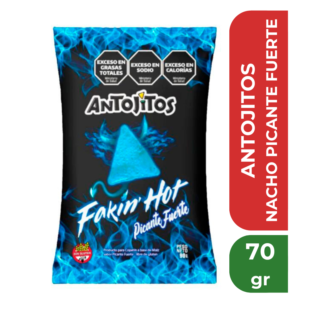 ANTOJITOS NACHO PICANTE FUERTE 70gr
