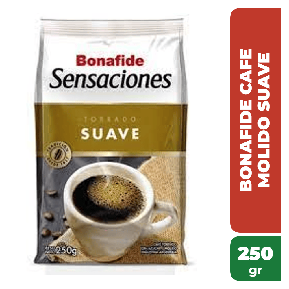 BONAFIDE CAFE MOLIDO SUAVE 250gr