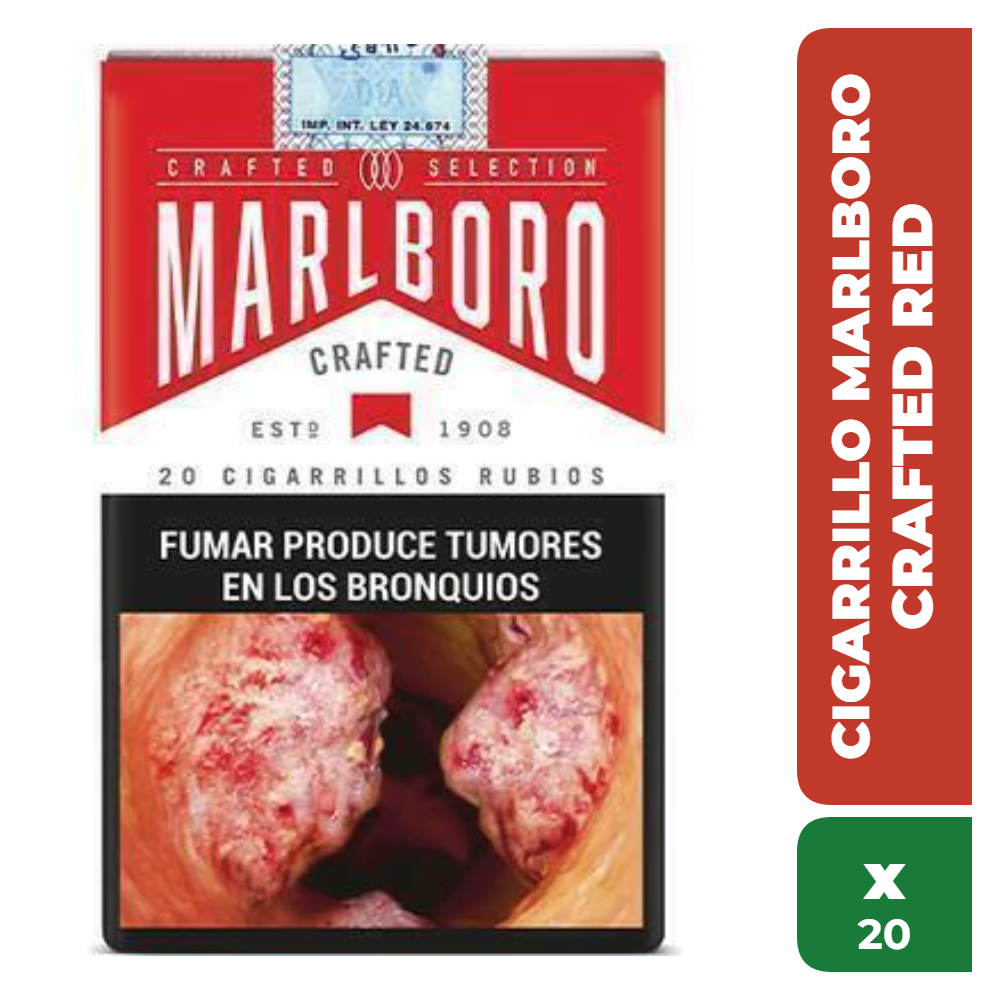 MARLBORO CIGARRILLOS CRAFTED RED