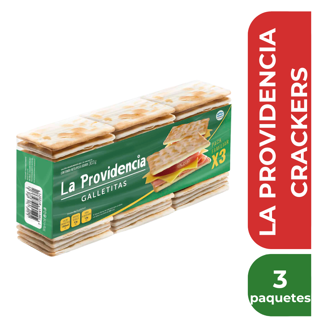 LA PROVIDENCIA CRACKERS x3 paquetes