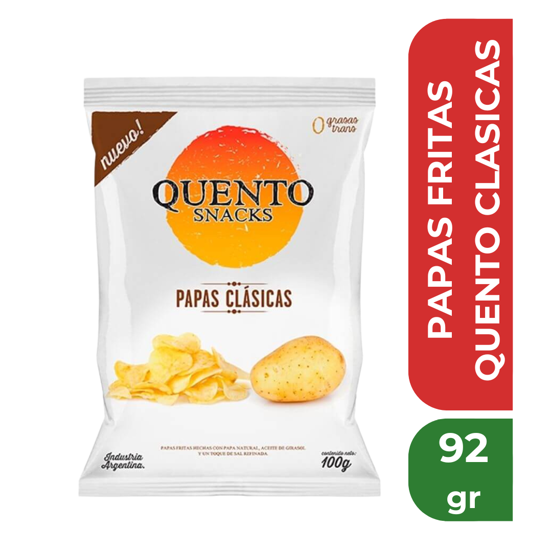 QUENTO PAPAS FRITAS CLASICAS 92gr