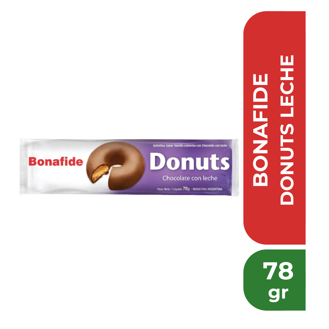 BONAFIDE DONUTS LECHE 78gr