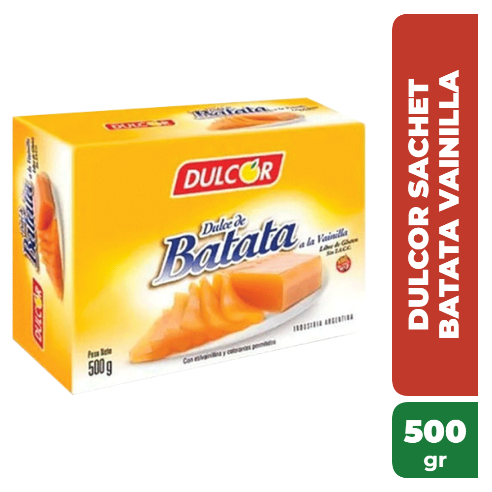 DULCOR SACHET BATATA VAINILLA 500gr