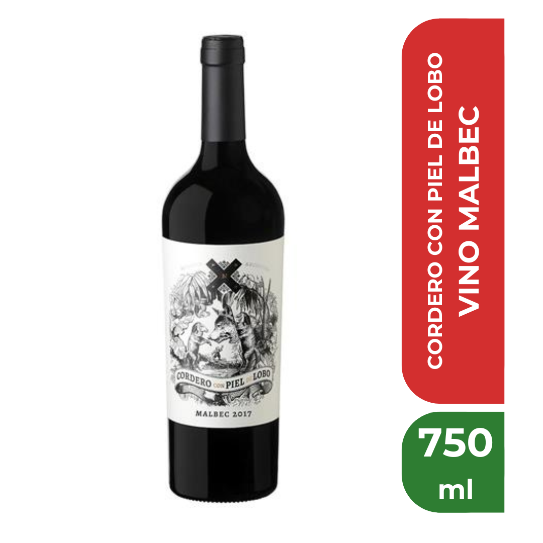 CORDERO CON PIEL DE LOBO MALBEC 750ml