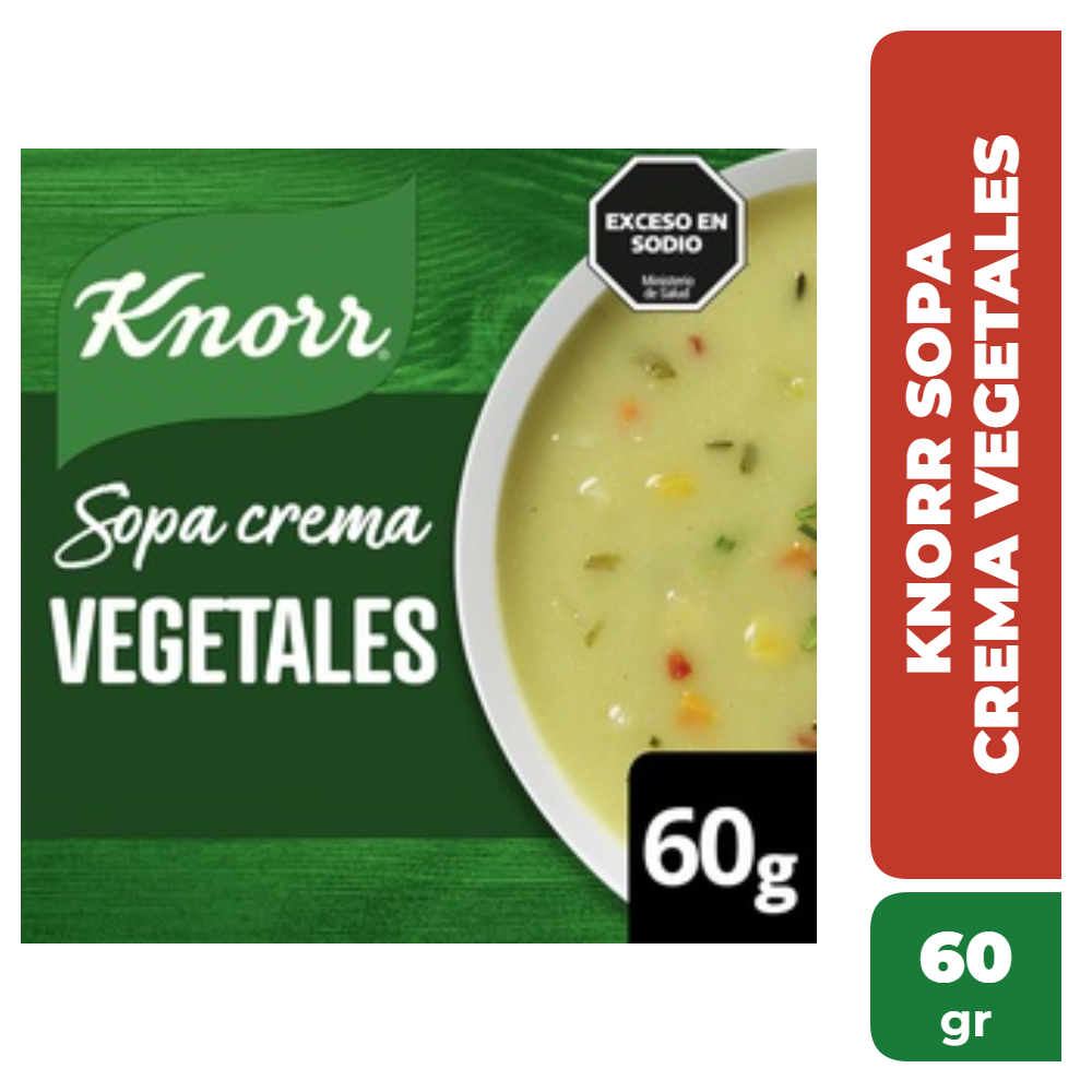 KNORR SOPA CREMA VEGETALES