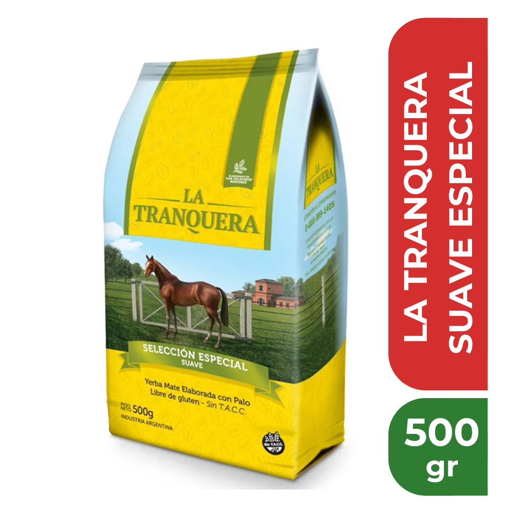LA TRANQUERA YERBA SUAVE ESPECIAL 500gr