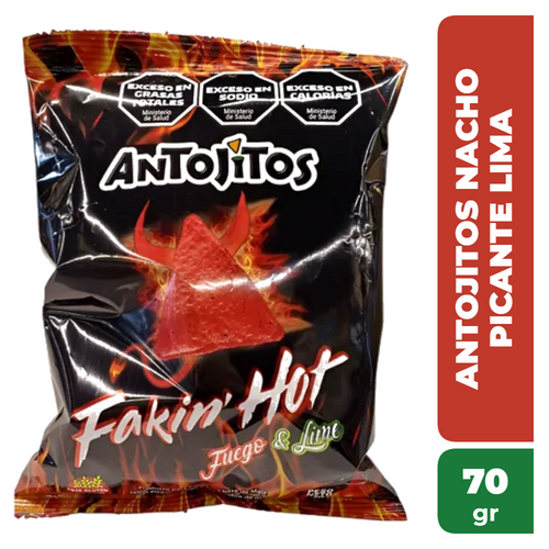 ANTOJITOS NACHO PICANTE LIMA 70gr