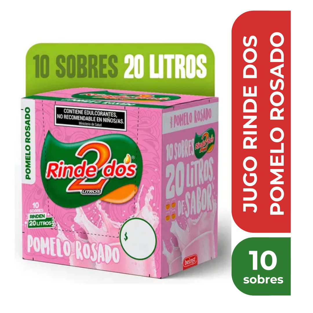 RINDE DOS POMELO ROSADO x10