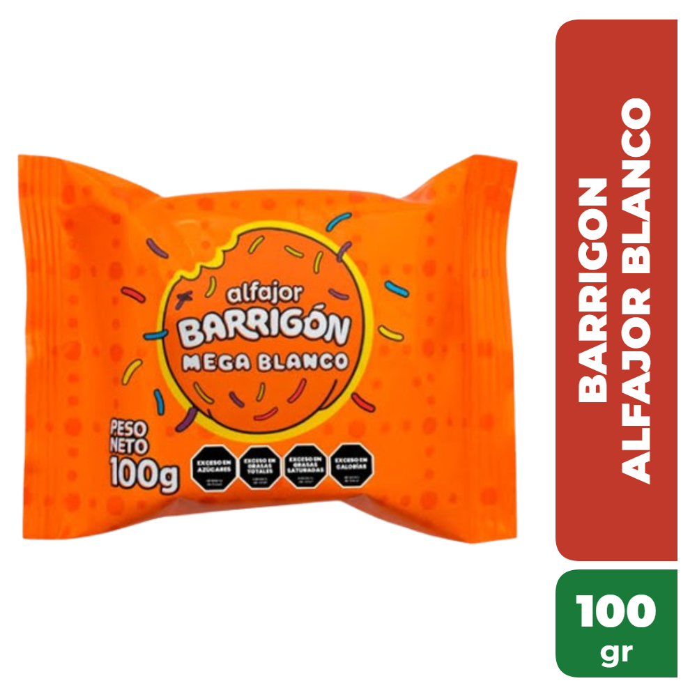 BARRIGON ALFAJOR BLANCO 100gr