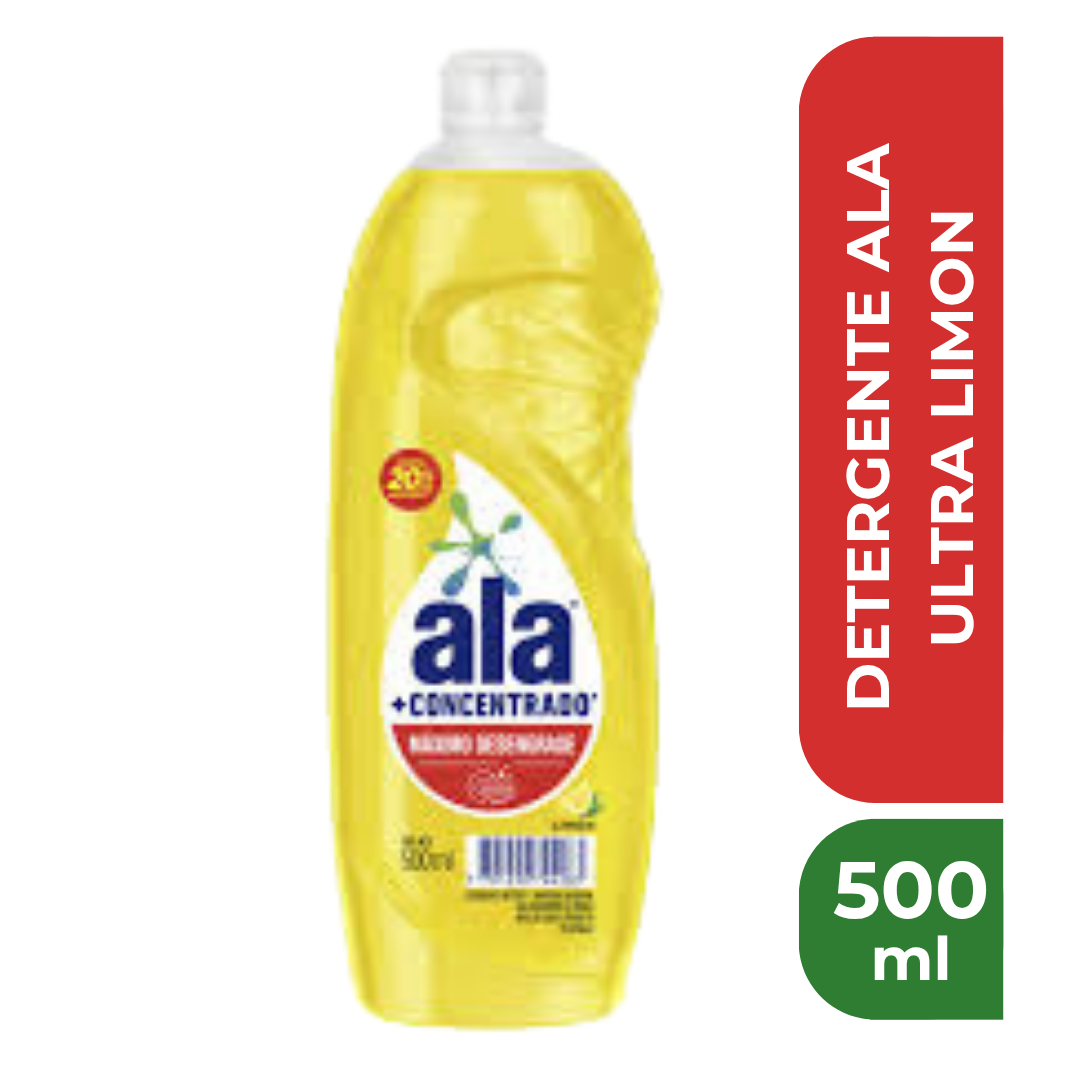 ALA DETERGENTE ULTRA LIMON 500ml