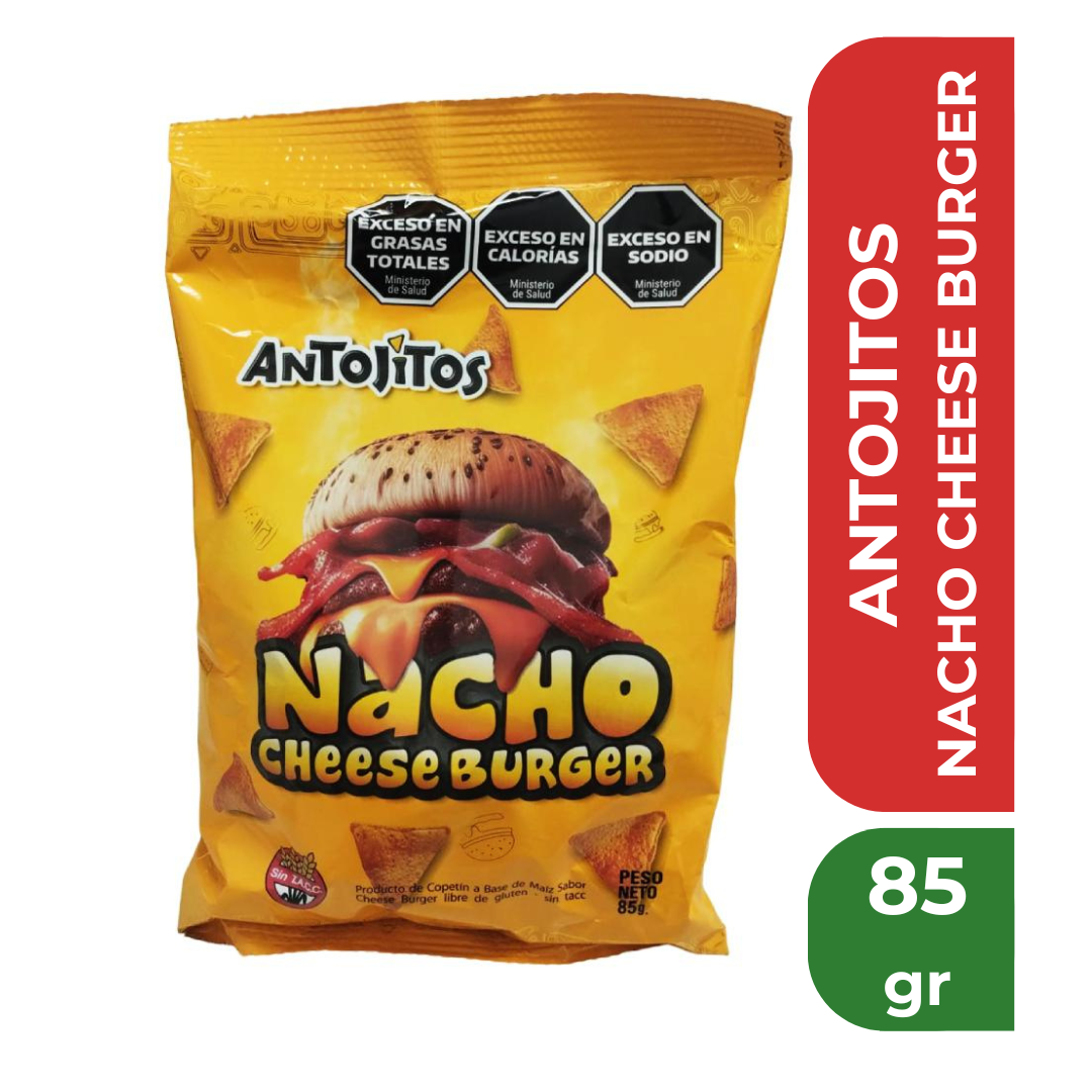 ANTOJITOS NACHO CHEESE BURGER 85gr