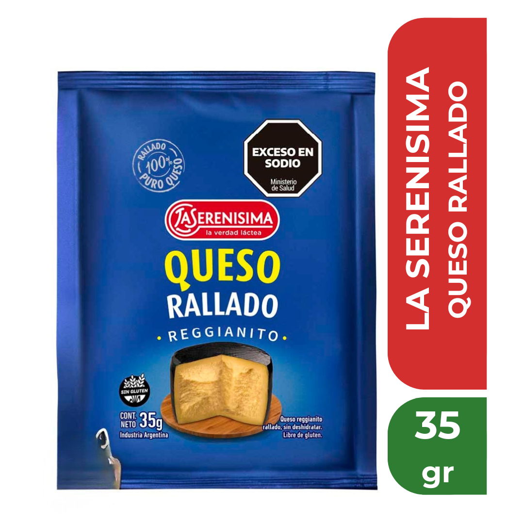 LA SERENISIMA QUESO RALLADO 35gr