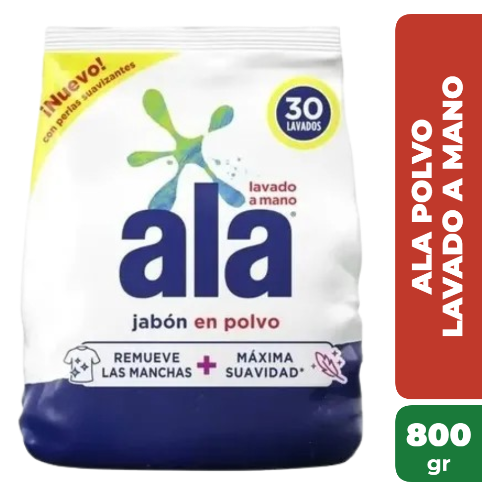 ALA POLVO LAV. A MANO 800gr